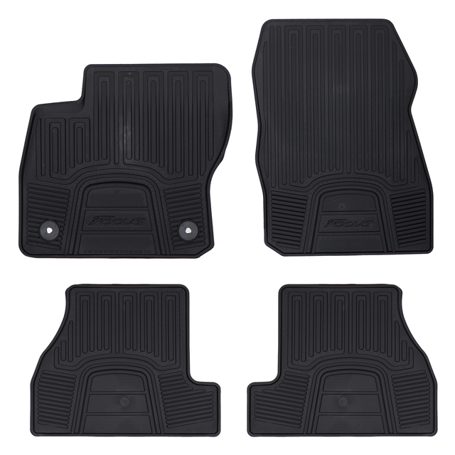 DM5Z5413300AC - Interior: 2015-2018 Ford Focus Front &amp; Rear All Weather Floor Mats for Ford: Focus Image
