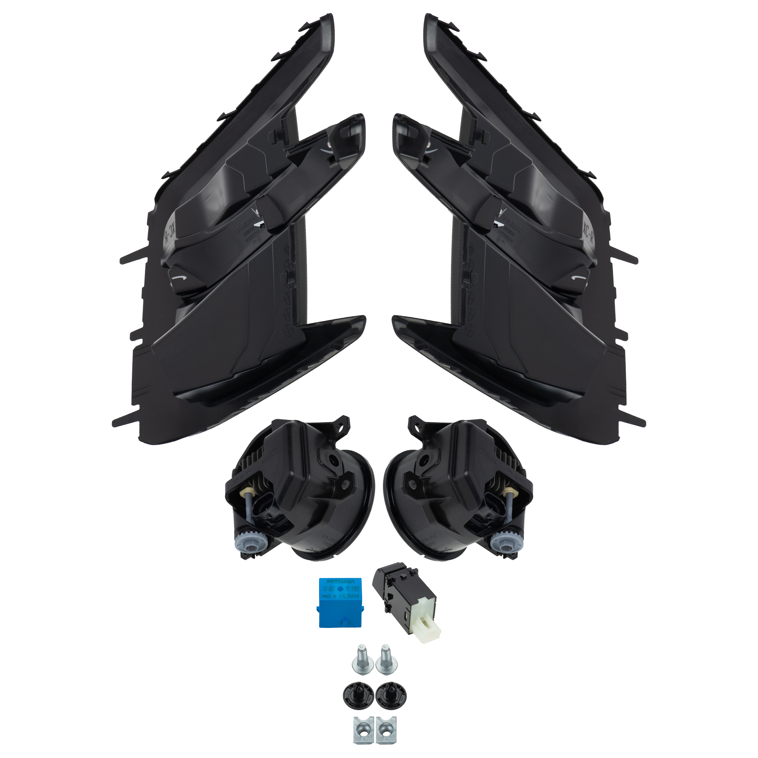 H451SXC000 - Exterior: 2019-2022 Subaru Ascent Fog Lamp Light Kit w/ Bezels for Subaru: Ascent Image