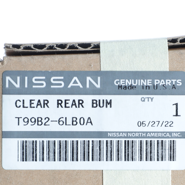 T99B26LB0A - Exterior: Bumper Protector, Rear - Clear for Nissan: Sentra Image