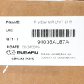 91036AL87C - : R View Mirror Unit  Lhr for Subaru Image