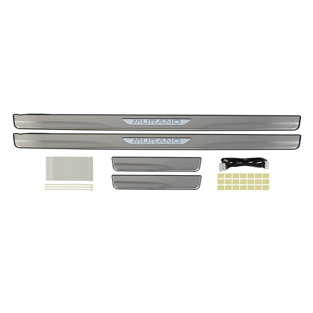 G69501AA00 - Interior: OEM NEW 2009-14 Nissan Murano CrossCabriolet Illuminated Kick Plates G6950-1AA00 for Nissan: Murano Image