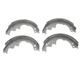 19362089 - : Riveted Rear Drum Brake Shoe Set for Buick: Regal, Riviera | Chevrolet: Camaro, El Camino, Monte Carlo, S10, S10 Blazer | GMC: Caballero, Jimmy S15, S15 | Oldsmobile: Cutlass Salon, Cutlass Supreme | Pontiac: Bonneville, Firebird, Grand Prix Image