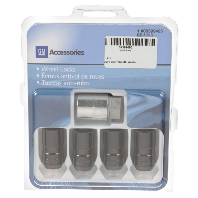 9599495 - Wheels: Wheel Lock Kit - Black for GM Image