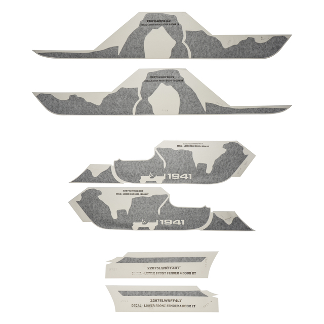 82215732 - Exterior Accessories: Bodyside Graphic for Jeep: Wrangler Image