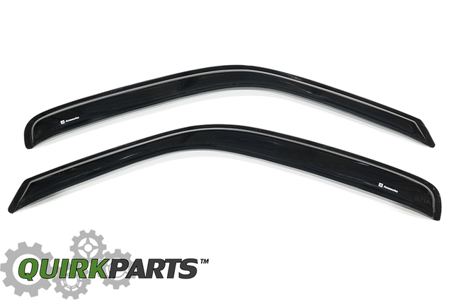 12370638 - Exterior: 1996-2012 Chevy Express GMC Savana  Vent Visors Side Window Deflector Smoke for Chevrolet: Express 1500, Express 2500, Express 3500, Express 4500 | GMC: Savana 1500, Savana 2500, Savana 3500, Savana 4500 Image