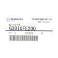 G3010FE200 - : Cabin Air Filter for Subaru: Impreza Image