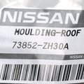 73852ZH30A - Body: Roof Molding for Nissan: TITAN Image