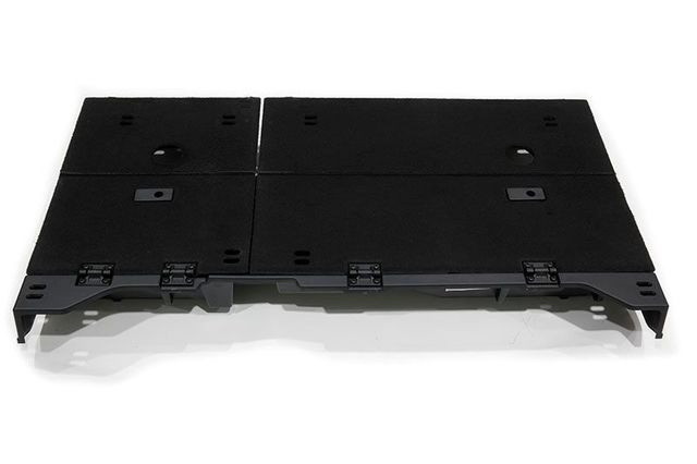 999C2W3001 - Interior: Rear Underseat Cargo Organizer - Crew Cab, Lockable for Nissan: TITAN, TITAN XD Image