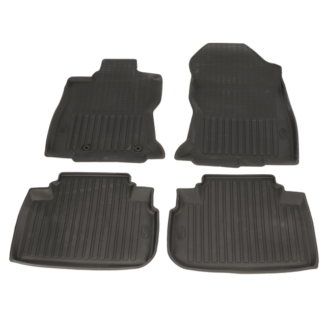 J501SSJ030 - Interior: OEM NEW 2019-20 Subaru Forester Floor Mats All Weather Custom fitted J501SSJ030 for Subaru: Forester Image