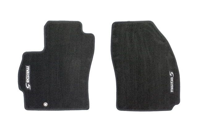 8BL28 - Interior: OEM NEW 2009-2010 Mazda 5 Grand Touring Black Front Floor Mats Carpet 0000-8BL28 for Mazda: 5 Image