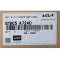81905A7240 - Electrical: Cylinder Set Lock &amp; Key for Kia: Forte, Forte Koup, Forte5 Image