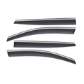 F001SAN000 - Exterior: 2020-2023 Subaru Outback Side Window Deflectors in Chrome for Subaru: Outback Image