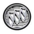 22867563 - : OEM NEW 2014-17 Buick Regal Front Bumper Grille Tri Shield Emblem Badge 22867563 for GM Image