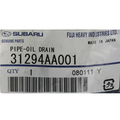 31294AA001 - : Pipe Oil Drain for Subaru Image