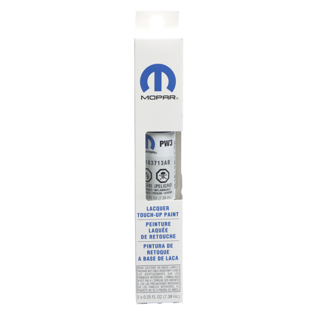 68623530AA - Vehicle Care Products: Touch-Up Paint Pen - White C/C (PW3) for Dodge: Journey | Fiat: 500 | Jeep: Compass Image