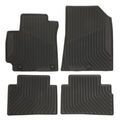 K0F13AC000 - Interior: 2020-2025 Kia Soul All Weather Front &amp; Rear Floor Mats Black Set Of 4 for Kia: Soul Image