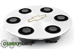 9595261 - Suspension: Hub Cap for Chevrolet: Astro, Avalanche 1500, Express 1500, Express 2500, Express 3500, Silverado 1500, Silverado 1500 Classic, Silverado 1500 HD, Silverado 1500 HD Classic, Silverado 2500, Silverado 2500 HD, Silverado 2500 HD Classic, Silverado 3500, Silverado 3500 Classic, Silverado 3500 HD, Tahoe Image