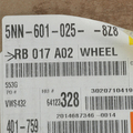 5NN6010258Z8 - : OEM NEW 2018-2020 Volkswagen Tiguan SEL Premium Sport Wheel Alloy 5NN6010258Z8 for Volkswagen Image