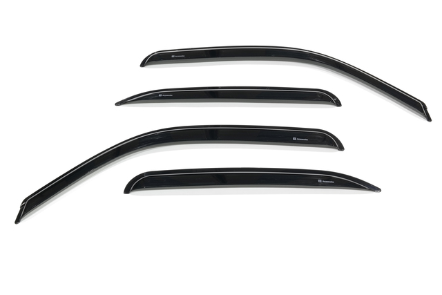 12497162 - Exterior: OEM NEW GM Escalade Tahoe Yukon Front &amp; Rear Vent Visors Air Deflectors 12497162 for Cadillac: Escalade | Chevrolet: Tahoe | GMC: Yukon Image