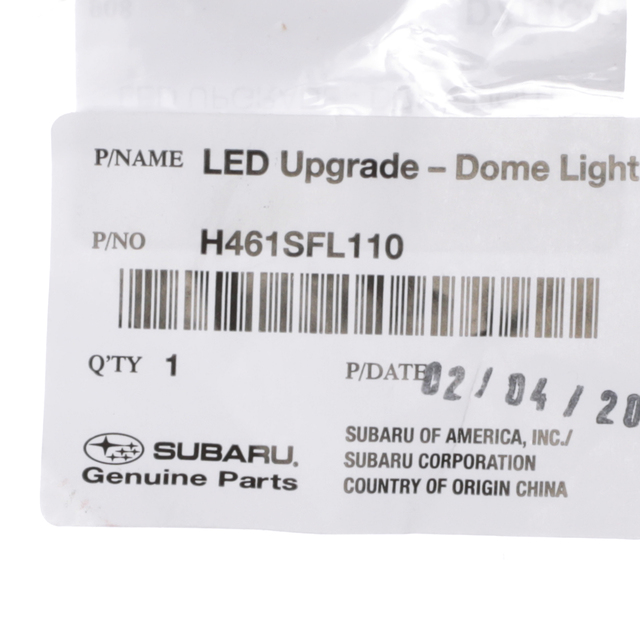 H461SFL110 - Interior: OEM NEW 2013-2021 Subaru BRZ Interior Lights Map And Dome Led Upgrade H461SFL110 for Subaru: BRZ, Forester, Legacy, Outback Image
