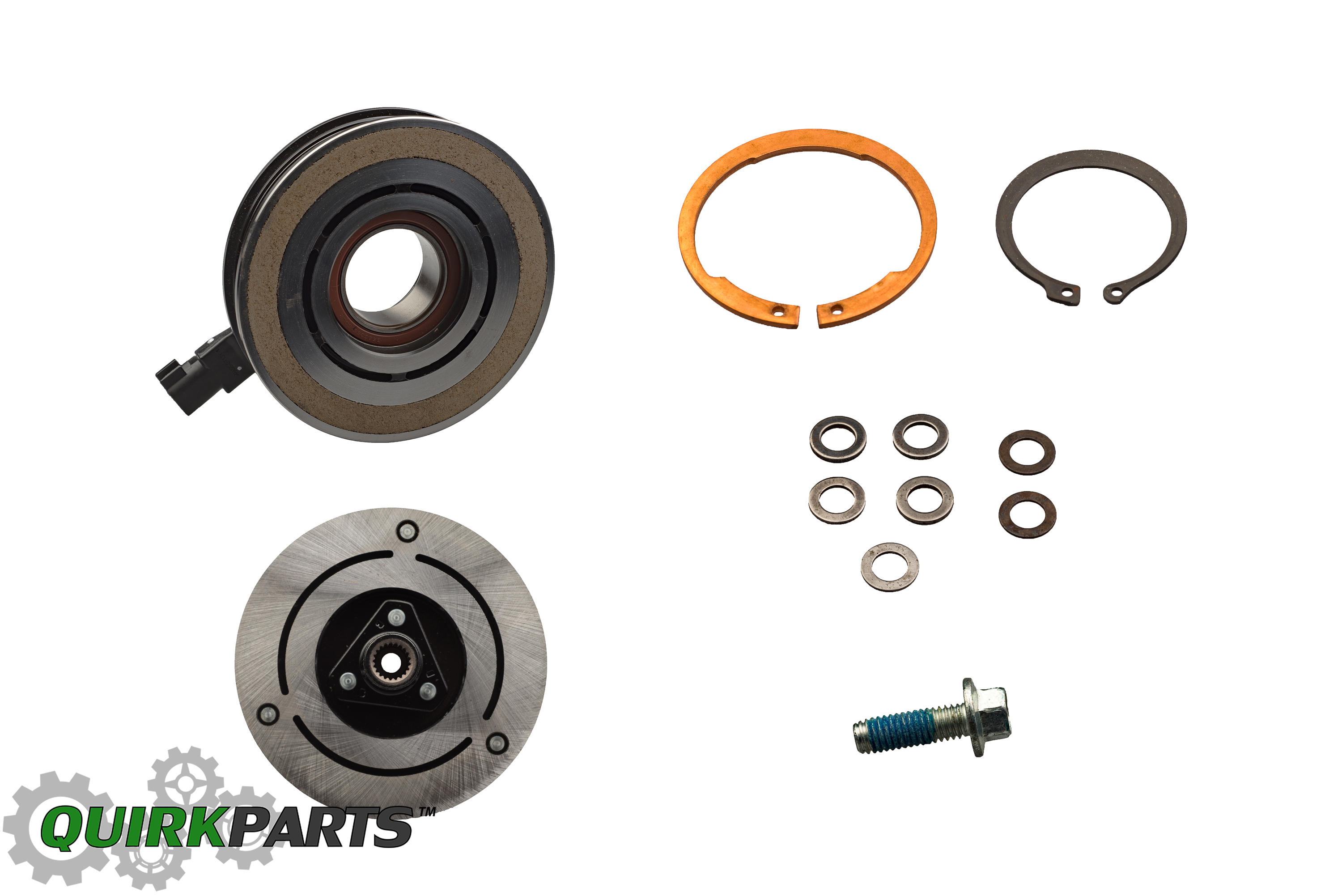 CV6Z19D786B - : 2013-2015 Ford Escape Fusion 2.0L AC HVAC Compressor Clutch Pulley Kit OEM NEW for Ford: Escape, Focus | Lincoln: MKC Image