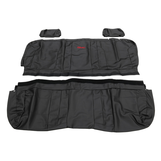 23443857 - Interior: Cover, Rear Seat Protector W\\/Armrest for Chevrolet: Silverado 1500, Silverado 2500 HD, Silverado 3500 HD | GMC: Sierra 1500, Sierra 1500 Limited, Sierra 2500 HD, Sierra 3500 HD Image