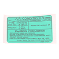 270901HE1C - : OEM NEW 2011-2017 Nissan Juke Versa SV Air Conditioner Caution Label 27090-1HE1C for Nissan: Juke, Micra, Versa, Versa Note Image