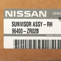 96400ZR02B - Body: Sun-visor for Nissan: TITAN Image