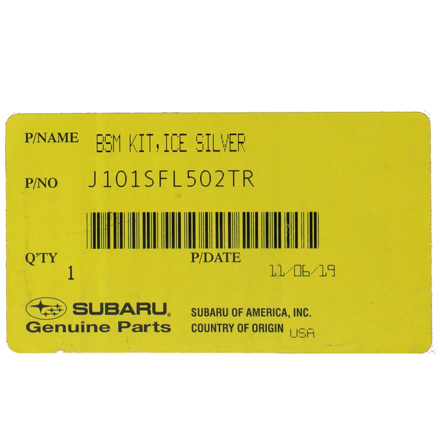 J101SFL502TR - : OEM NEW 17-20 Subaru Impreza Crosstrek Molding Body Side Ice Silver J101SFL502TR for Subaru: Impreza Image
