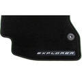 FB5Z7813086AB - : 2011-2015 Ford Explorer Floor Mats Black Carpeted Front &amp; Rear Logo Set OEM NEW for Ford: Explorer Image