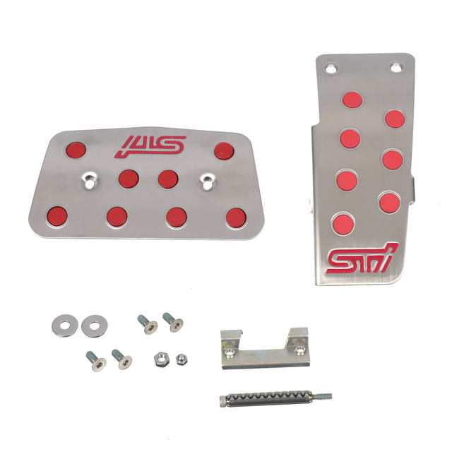 C8110AG010 - Interior: 2008-2009 Subaru Impreza Legacy Forester STi Pedal Pad Sets OEM NEW for Subaru: Forester, Impreza, Legacy, Outback Image