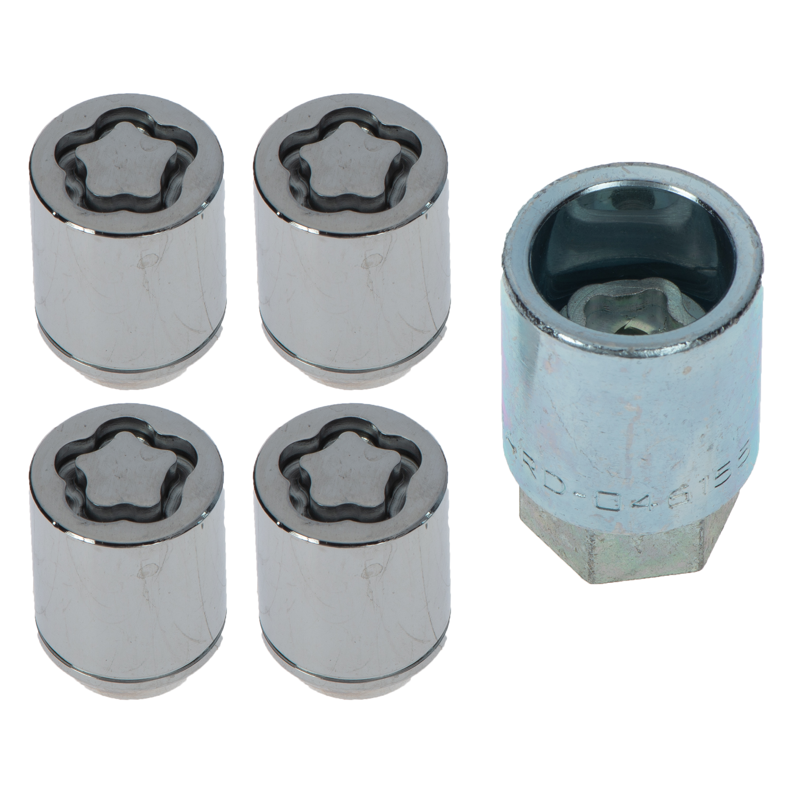 U844010000 - : OEM NEW 2010-2018 Kia Sorento Cadenza Forte Chrome Plated Wheel Locks U844010000 for Kia: Rio, Sorento Image