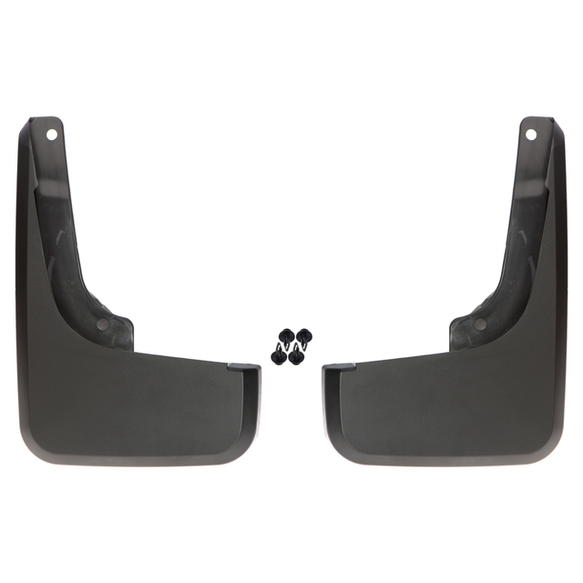 8L8Z16A550AC - Exterior: 2008-2012 Ford Escape FRONT BLACK Molded Splash Guard Mud Flaps OEM NEW Genuine for Ford: Escape Image