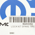 82203352 - Exterior Accessories: Spare Tire Lock for Dodge: Dakota, Ram 1500, Ram 2500, Ram 3500 | Ram: 1500, 2500, 3500 Image