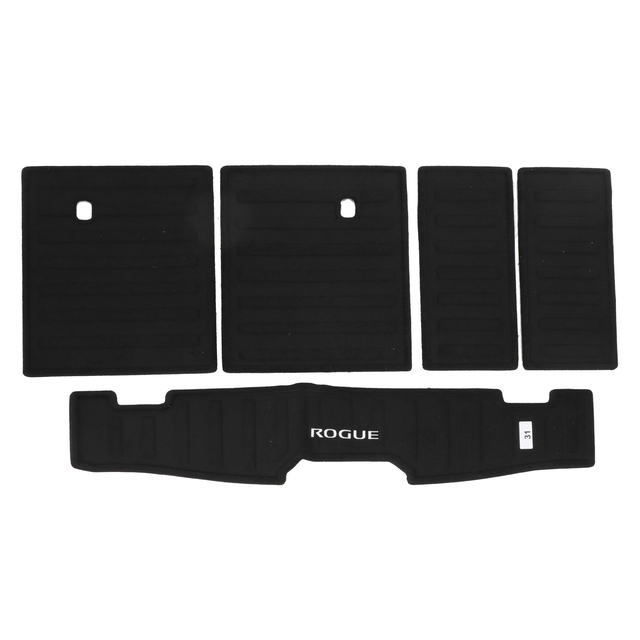 999C3G2100 - Interior: 2014-2017 Nissan Rogue Rear Cargo Area Protector Carpet 3 Row Models Black for Nissan Image