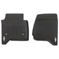 23452760 - Interior: 2015 Chevy Tahoe Black Front All Weather Floor Mats Genuine OEM NEW 23452760 for Chevrolet: Suburban, Suburban 3500 HD, Tahoe Image