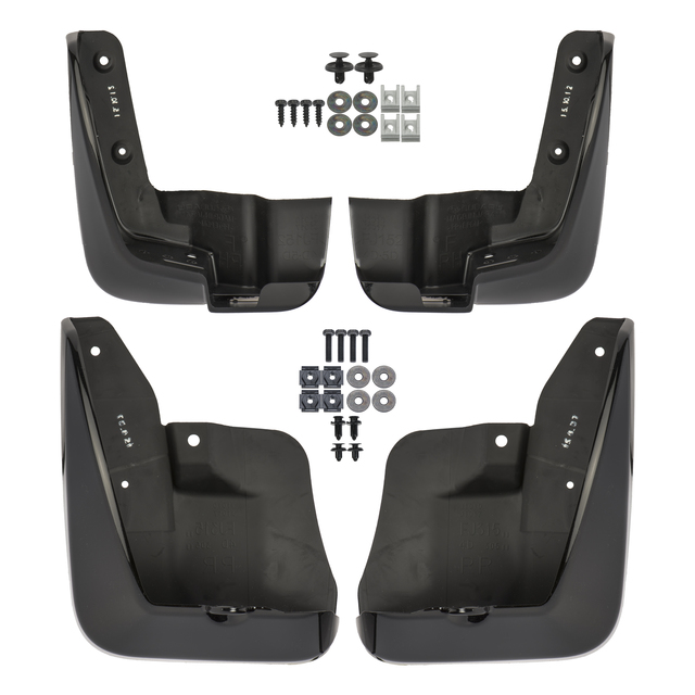 J1010FJ320V2 - Exterior: OEM NEW 2015-2016 Subaru Impreza 2.0L Crystal Black Splash Guards J1010FJ320V2 for Subaru: Impreza Image