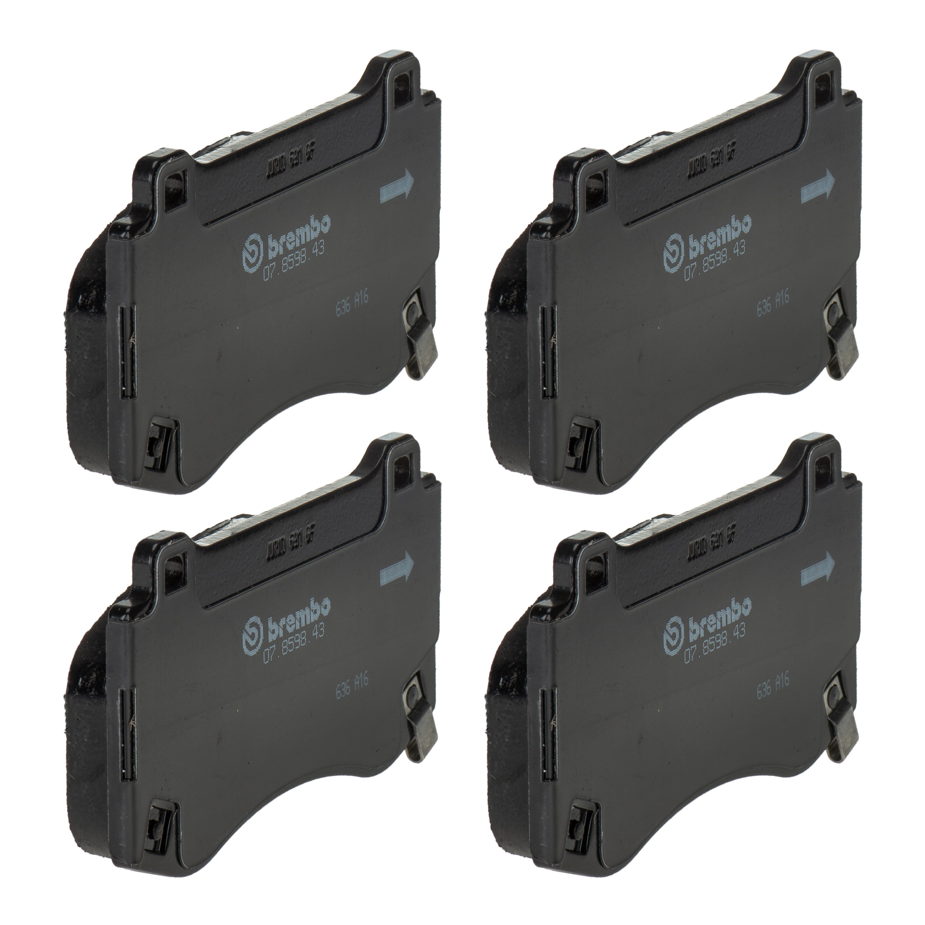 5174311AC - Brakes: Front Disc Brake Pad Kit for Chrysler: 300 | Dodge: Challenger, Charger, Magnum Image