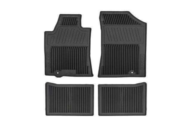 999E1MV000BK - Interior: 2009-2014 Nissan Maxima Black All Season Rubber Front &amp; Rear Floor Mats OEM NEW for Nissan: Maxima Image