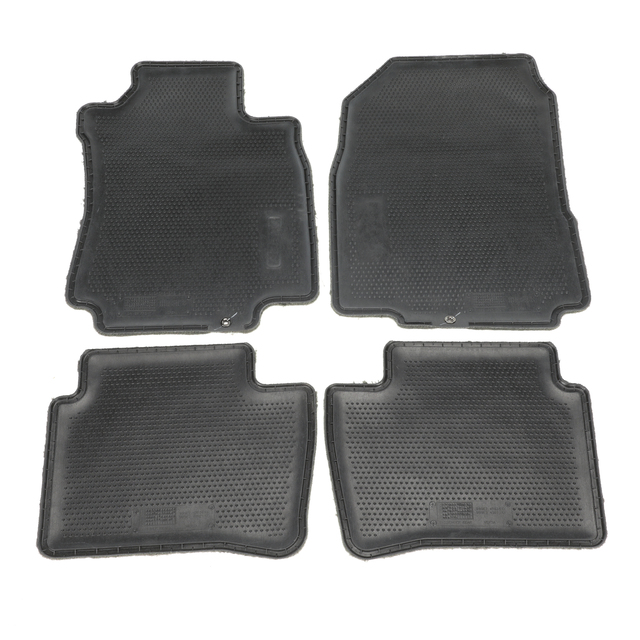 999E24T021CH - Interior: OEM NEW 2010-2012 Nissan Versa 4 Set Charcoal Carpeted Floor Mats 999E2-4T021CH for Nissan: Versa Image