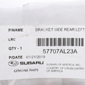 57707AL23A - Body: Upper Bracket for Subaru: Outback Image