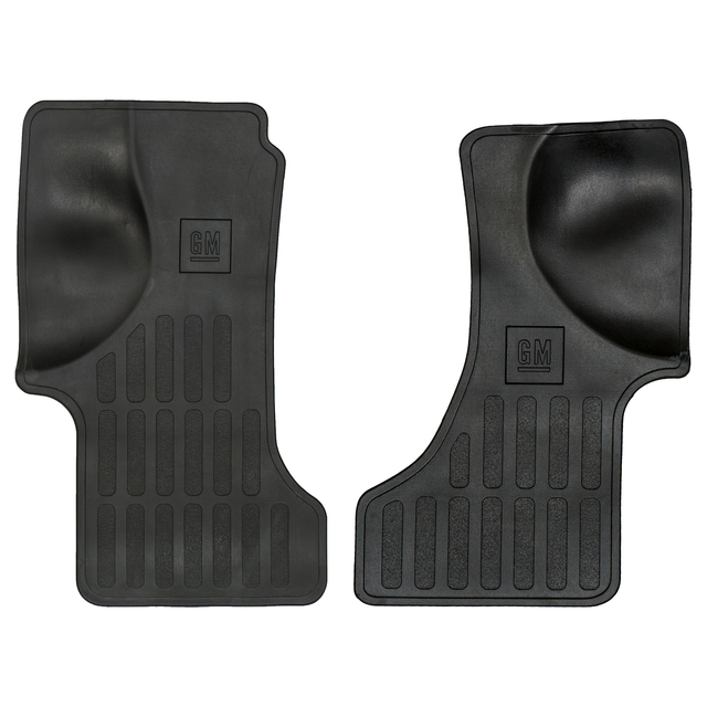 19206163 - Interior: Floor Mats, All-Weather, Front for Chevrolet: Express 1500, Express 2500, Express 3500, Express 4500 | GMC: Savana 1500, Savana 2500, Savana 3500, Savana 4500 Image