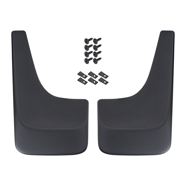 19213392 - Exterior: Chevrolet Splash Guards FRONT Set Contoured w/oLOGO OEM for Cadillac: Escalade, Escalade ESV, Escalade EXT | Chevrolet: Avalanche, Express 1500, Express 2500, Express 3500, Express 4500, Silverado 1500, Silverado 1500 Classic, Suburban 1500, Suburban 2500, Suburban C1500, Suburban C2500, Suburban K1500, Suburban K2500, Tahoe | GMC: Savana 1500, Savana 2500, Savana 3500, Savana 4500, Yukon, Yukon XL 1500, Yukon XL 2500 Image