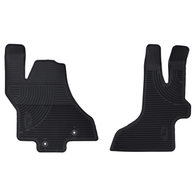 BC2Z1613086CB - Interior: 2011-2014 Ford Econoline Front All Weather Rubber Vinyl Floor Mats OEM NEW for Ford: E-150, E-250, Escape Image