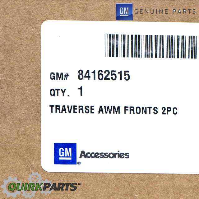 84162515 - Interior: Floor Mats, All-Weather, Front for Chevrolet: Traverse Image