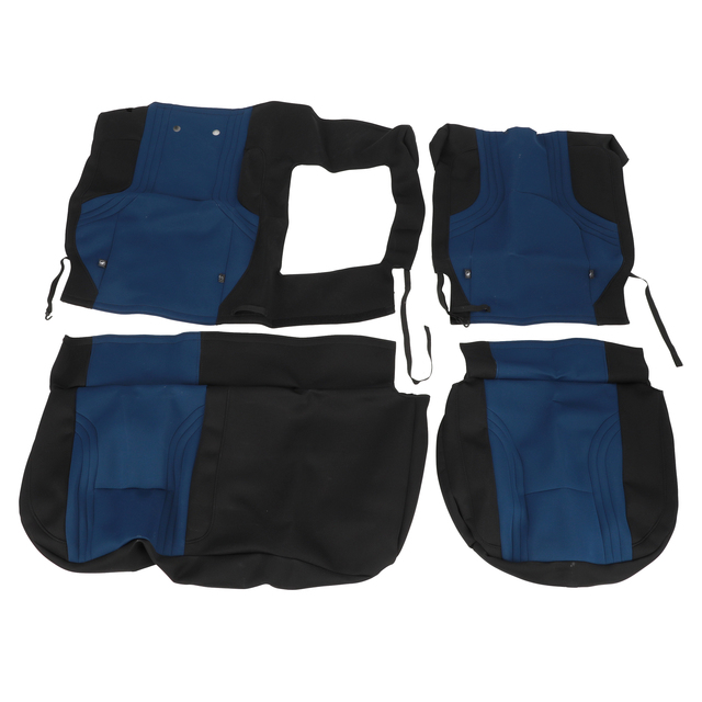 999N4W400R - Interior: Seat Covers - Wet Suit (blue) Water Resistant Seat Cover: Rear Only for Nissan: TITAN, TITAN XD Image