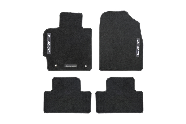 8BM09 - Interior: OEM NEW 12 Mazda CX-7 Grand Touring Front Rear Black Carpet Floor Mats 00008BM09 for Mazda: CX-7 Image