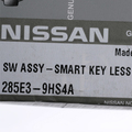 285E39HS4A - Electrical: Keyless Lock Pad for Nissan: Altima Image