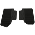 19300742 - Interior: OEM NEW 2014-17 GM Chevrolet Rear Premium All Weather Rubber Floor Mats 19300742 for Chevrolet: Silverado 1500, Silverado 1500 LD, Silverado 2500 HD, Silverado 3500 HD | GMC: Sierra 1500, Sierra 1500 Limited, Sierra 2500 HD, Sierra 3500 HD Image