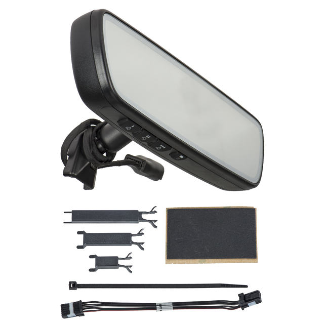 H501SSG305 - Interior: Auto-Dimming Mirror With Compass And Homelink for Subaru: Ascent, Crosstrek, Forester, Impreza, Legacy, Outback Image